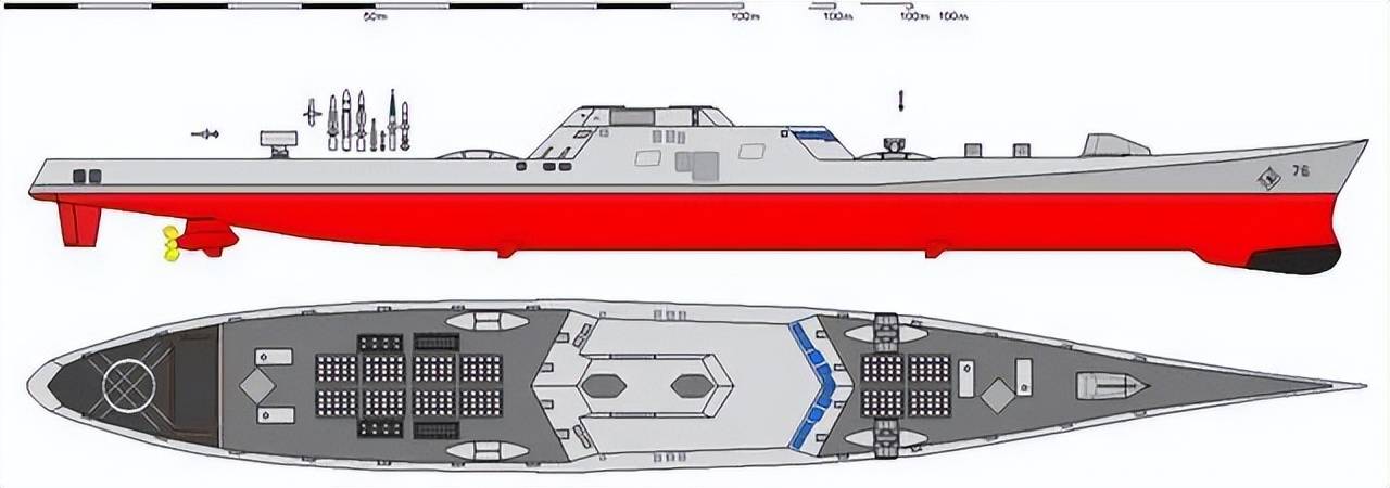 舰长65米,搭载48个垂发!美媒:中国海军“半潜式武库舰”亮相!