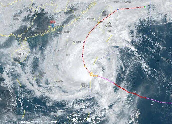 刚刚！深圳发布台风预警信号！部分列车停运
