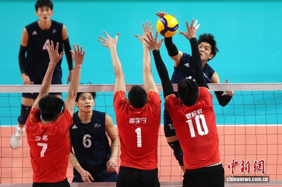 (粤港澳全运会)浙江队夺男排U20组金牌