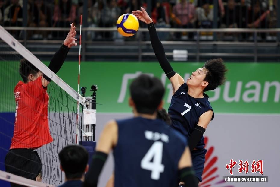 (粤港澳全运会)浙江队夺男排U20组金牌